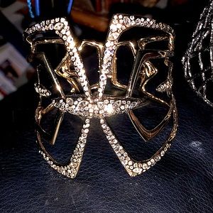 ONE OF A KIND Alexis Bittar Spider Gold Cuff Perfect condition